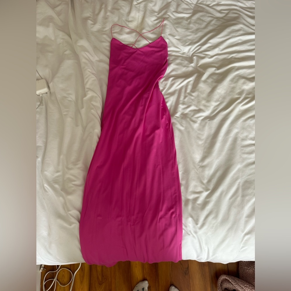 MESHKI pink dress